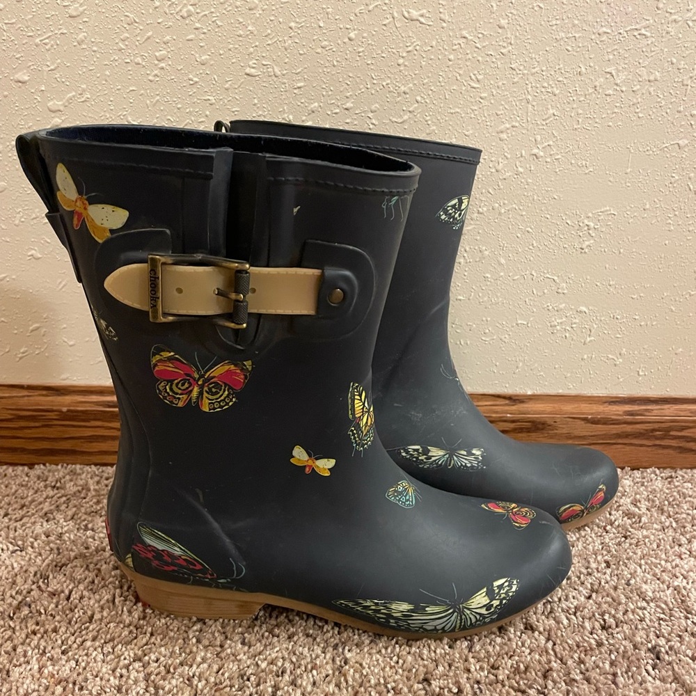 Rain boots - womens size 8